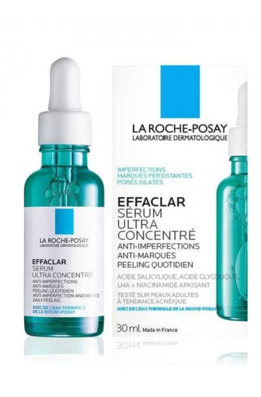 LA ROCHE-POSAY  Effaclar Sérum à l’acide Salicylique Ultra Concentré | Peau à tendance acnéique | 30ml