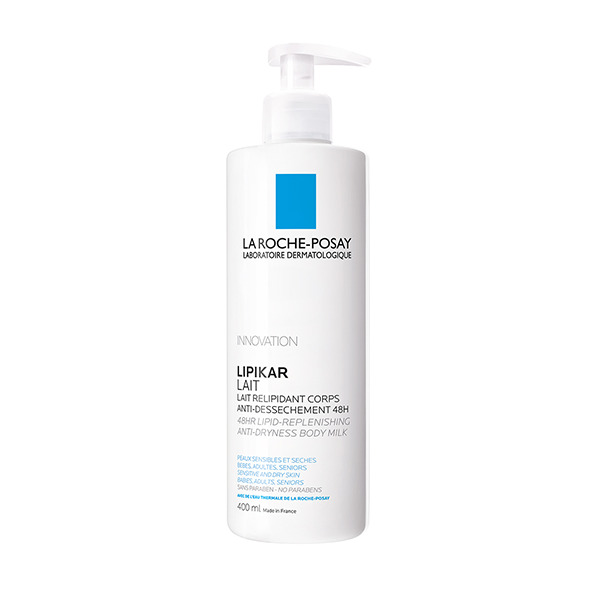 LA ROCHE-POSAY Lipikar Lait Anti-Dessèchement Peau Sèche et Sensible | 400ml