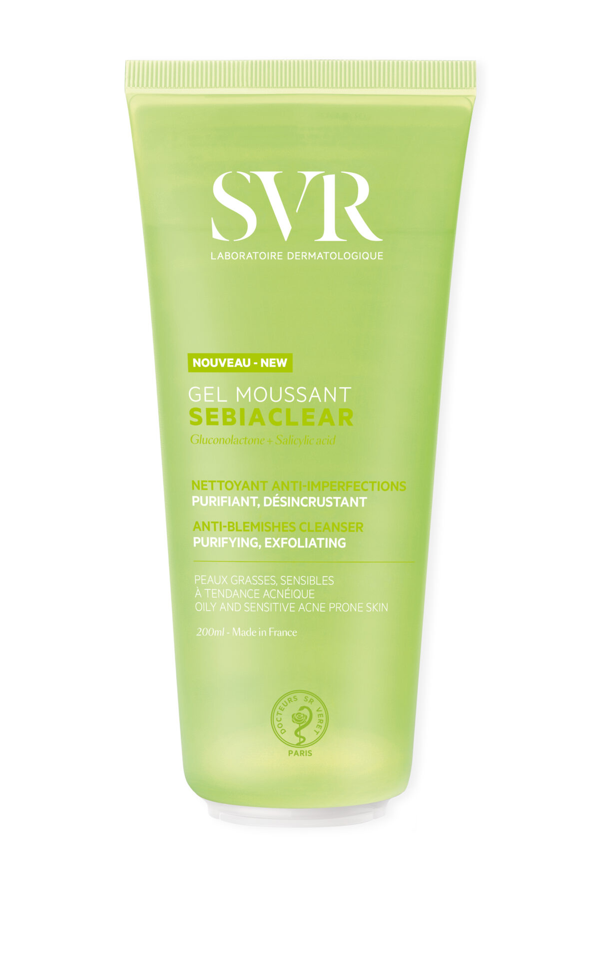 SVR SEBIACLEAR Gel Moussant 200ML