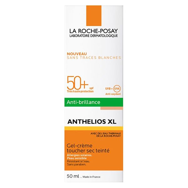 LA ROCHE-POSAY Anthelios XL Crème Solaire Matifiante Teintée SPF50+ Peau Mixte à Grasse Acnéique | 50ml