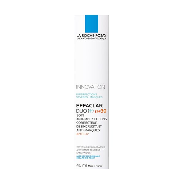 LA ROCHE-POSAY Effaclar Duo+ Soin Anti-Imperfections SPF30 Peau Grasse Acnéique | 40ml