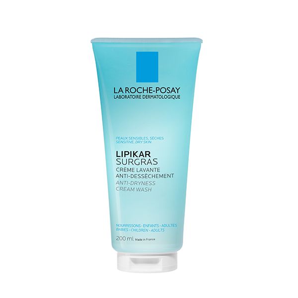 LA ROCHE-POSAY Lipikar Surgras Crème Lavante Peau Sensible et Sèche | 200ml