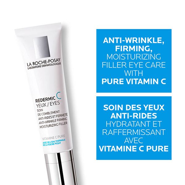 LA ROCHE-POSAY REDERMIC C Yeux Soin Anti-Rides Peau Sensible | 15ml