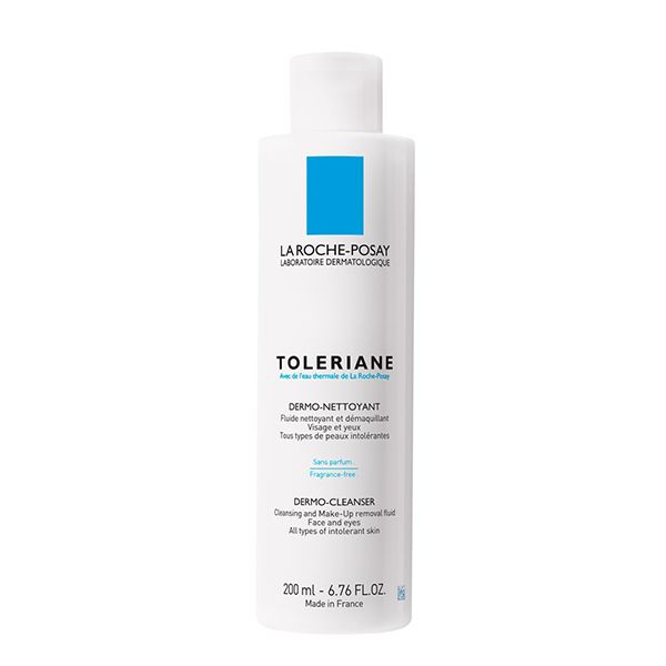 LA ROCHE-POSAY TOLERIANER Dermo-Nettoyant Fluide Démaquillant Peau Intolérante | 200ml