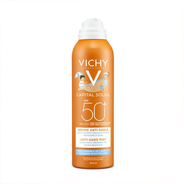 Vichy Capital Soleil Brume Anti-Sable Enfants SPF50+ Peau Sensible | 200ml