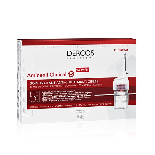 Vichy Dercos Aminexil Clinical Cure Anti-Chute Femmes 21 Ampoules | 21 x 6ml