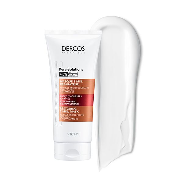 Vichy Dercos Kera-Solutions Masque 2min. Réparateur Cheveux Secs et Abîmés | 200ml