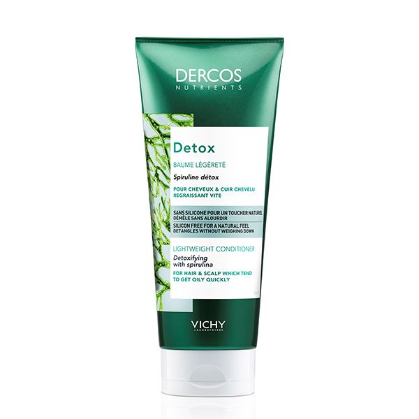 Vichy Dercos Nutrients Après-Shampoing Baume Detox Cheveux Gras | 200ml