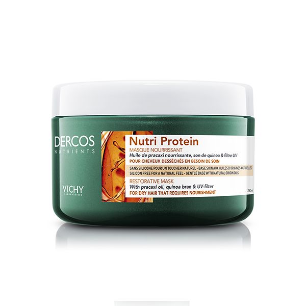 Vichy Dercos Nutrients Masque Nourrissant Nutri Protein Cheveux Secs | 250ml