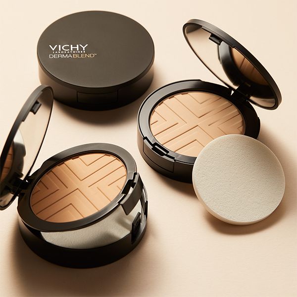 Vichy Dermablend Poudre Compacte SPF25 Peau Normale à Grasse| 15 OPAL  | 9,5g