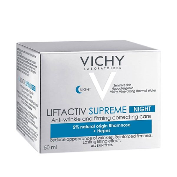 Vichy Liftactiv Supreme Crème de Nuit Anti-Rides Tous Types de Peaux | 50ml