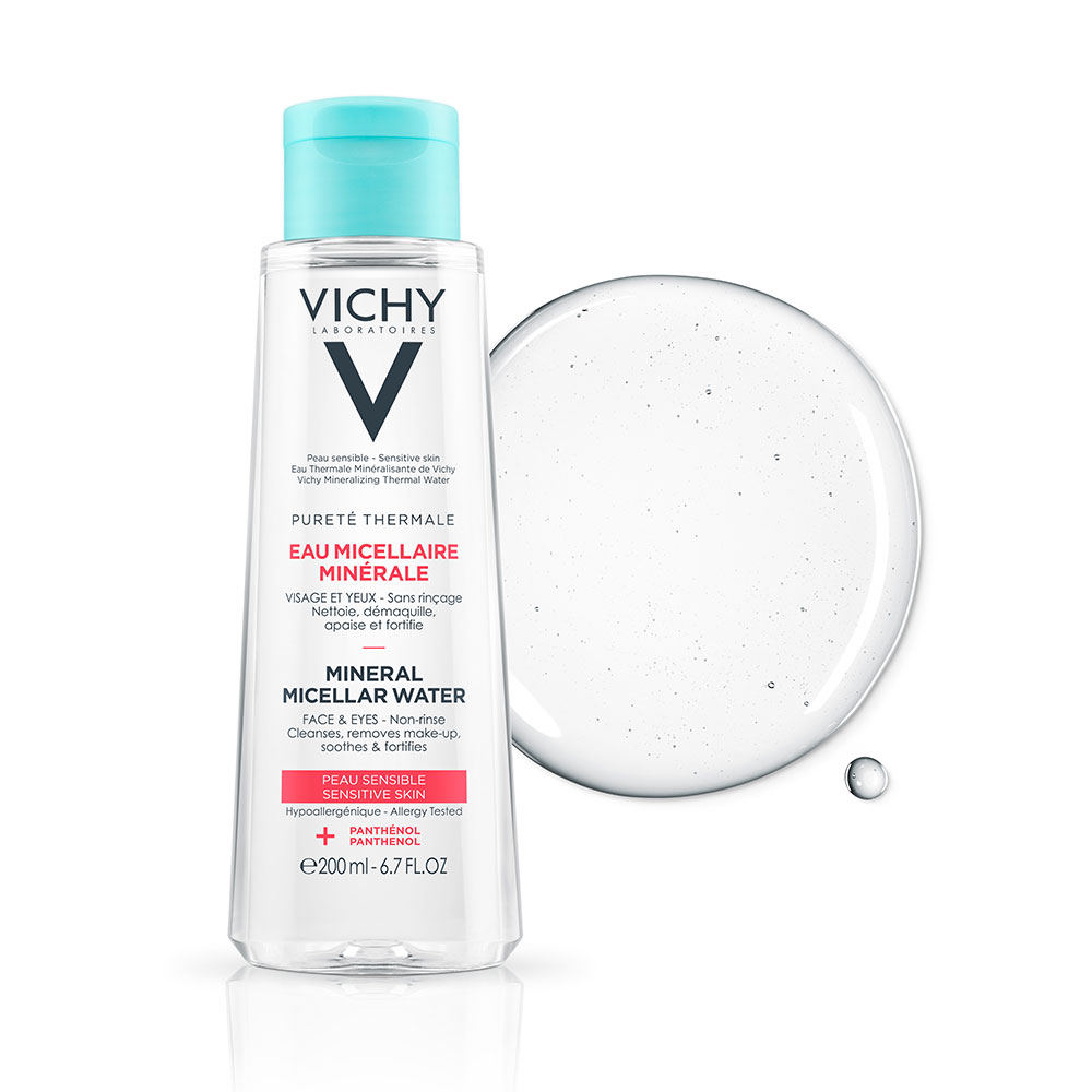 Vichy Pureté Thermale Eau Micellaire Minérale Peau Sensible | 200ml