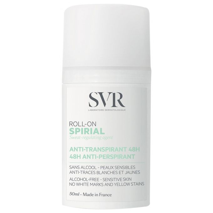 SVR SPIRIAL Roll-On Déodorant anti-transpirant intense 48h 50ML