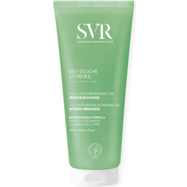 SVR SPIRIAL Déo-Douche Gel lavant déodorant fraîcheur intense 200ML