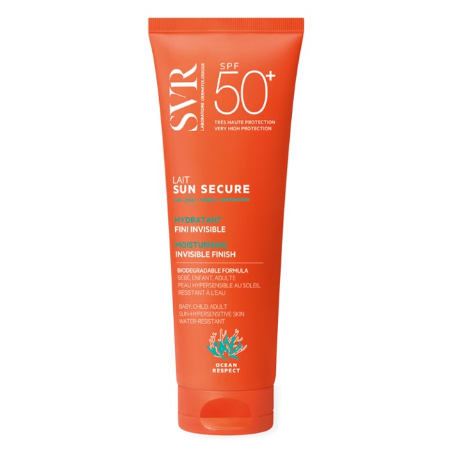 SVR SUN SECURE Lait SPF50+ Lait biodégradable hydratant 100ML